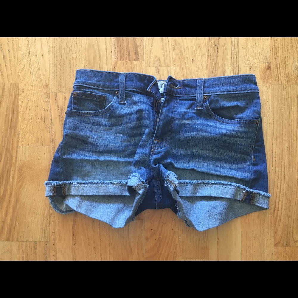 Jcrew denim shorts